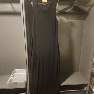 Fashion Nova Black Sleeveless Maxi Dress